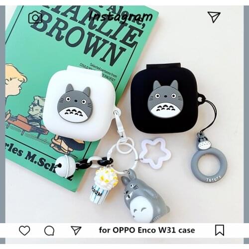Cute Silicone Earphone Shell Case For Oppo Enco W51 Case Wireless Headphone Protection Case Accessories