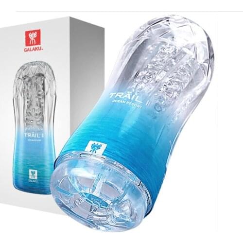 Male Masturbator Cup Soft Pussy Sex Toys Transparent Vagina Adult Endurance Exercise Sex Products Vacuum Pocket Cup for Men