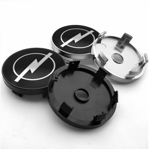 4PC 56+60mm Car Wheel Center Hub Caps Sticker Decal Car Styling For Opel Astra H G J Insignia Mokka Zafira Corsa OPC Accessories