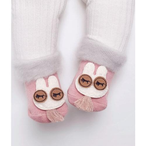 Newborn Winter Autumn Cartoon Animal Funny Socks Cute Rabbit Inffant Toddler Baby Boy Girls Non-slip Sock
