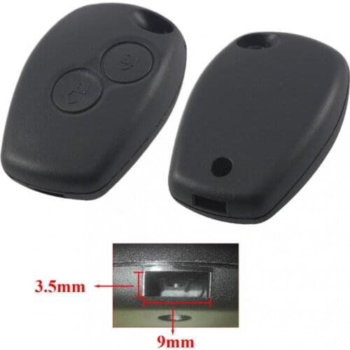 2 Buttons Auto Car Key Shell Remote Control Key Fob Cover Case Replacement For Renault Dacia Modus Clio 3