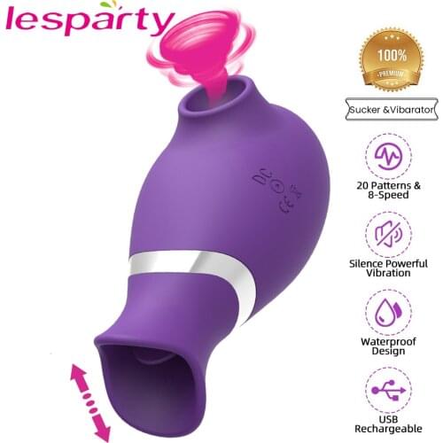 Licking Vagina Sucking Vibrators Intimate Good Nipple Sucker Oral Licking Clitoris Stimulation Powerful Adult Sex Toys for Women