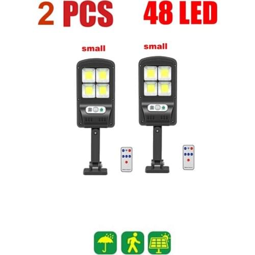 2 pcs tabular oblong Solar Light Adjustable Lighting angel With Remote Control Outdoor Waterproof Solar Garden Lamps motion sens