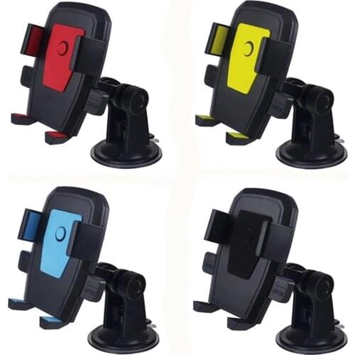 Car Phone Holder 360 Degrees Universal Smartphone Car Mount Holder Adjustable Phone Mounting Suction Cup Holder