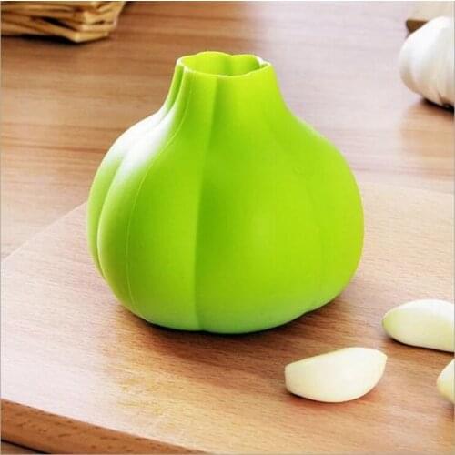 Household garlic peeler and garlic peeler; food grade manual garlic squeezing device; kitchen silica gel garlic stripper