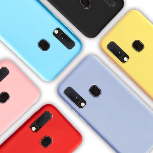 For Coque Samsung Galaxy A20E Case Samsung A20 2019 Cases Soft Candy Color Silicone TPU Cover For Samsung A20e A20 e Phone Shell