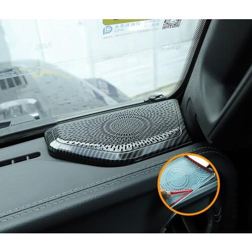 For Jeep Wrangler JL 2018 2019 2020 Both Side Pillar A Speaker Audio Loudspeaker Sound Molding Cover Trim Auto Accessories