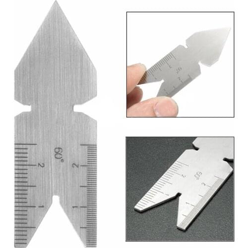 ISO 60 Degree Inch Metric Screw Thread Pitch Gauge Center Gauge Measuring Lathe Tool