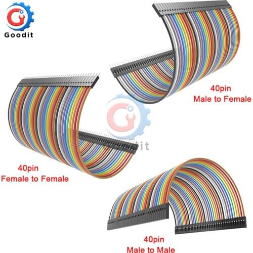 40PIN 10CM 20CM 30CM Dupont Line Male to Male + Female to Male and Female to Female Jumper Dupont Wire Cable For PCB DIY KIT