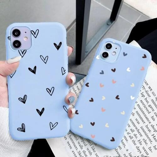 Cute Love Heart Phone Case For Samsung Galaxy S20 FE Note 20 S8 S9 S10 Plus Ultra Pro A50 A70 A51 A71 A21S A31 A41 A12 A42 Funda
