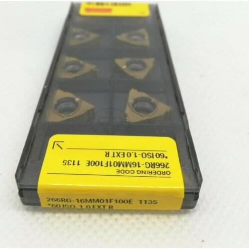 10PCS CARBIDE INSERT 266RG-16MM01F100E 1135