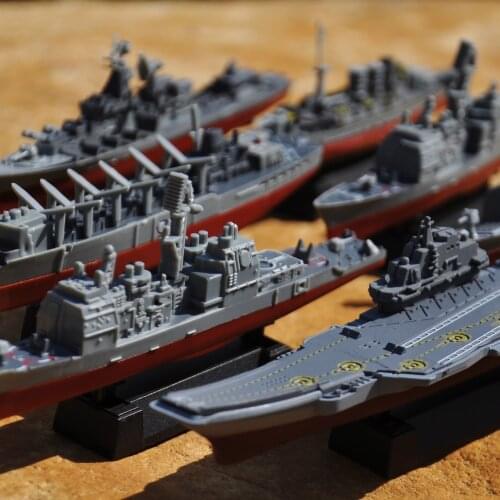 8Pcs/Set Assemble Military Cruiser Destroyer Nuclear Submarine Building Model Kit Puzzle Toys For Children Boys Brinquedos Gift