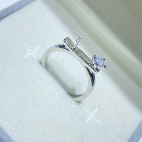 New Design Ring Base Mountings Findings Settings Adjustable Ring Jewelry Parts Fittings Accessories for Pearl Beads Stones