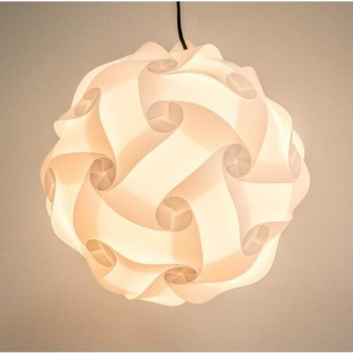 OuXean (Only lampshade) Dia.40cm IQ Lighting DIY Corridor Lamp Creative Combination Bar Hotel Home Pendant Lights(No Bulb)