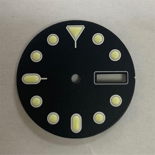 Suitable to NH35A NH36 4R36 Watch 28.5MM C3 Green Luminous Watch Dial