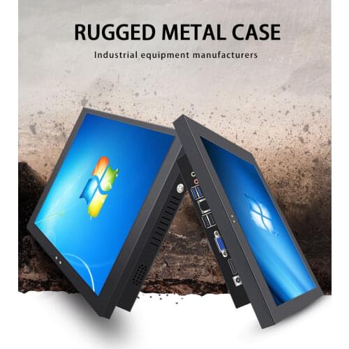 10 12 14 15 17 15.6 18.5 19 21.5 23 Inch AIO Industrial Tablet PC Not Touch Screen J1900 4G 32G Win7 system Embedded Mounting