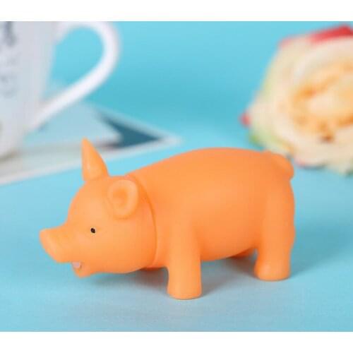 Lovely Silicone Toy Kawaii Pig Anti-stress Toys Chancellory Slime Squish Cute Pig Fun Toy Squish