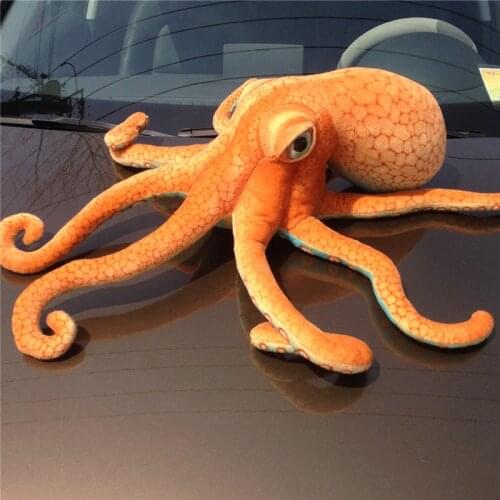 55-80cm Cute Lifelike Octopus Plush Toys Stuffed Soft Creative Lovely Animals Dolls Pillow For Kids Girls Birthday Gifts