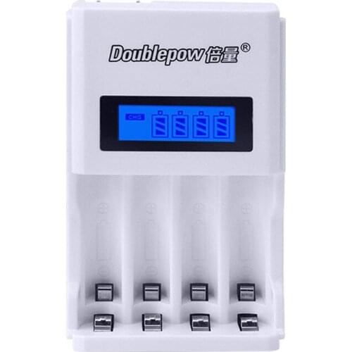 Universal 4 Slots Smart Battery Charger For 1.2V AA/AAA Rechargeable Batteries Charger with LCD Display Screen Bateria Charger