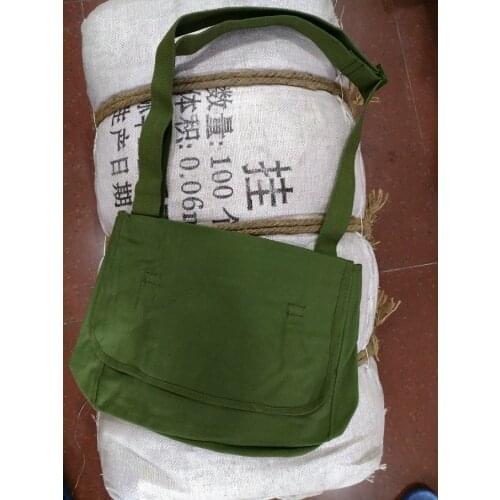 MILITARY SURPLUS VIETNAM WAR CHINESE ARMY PLA 1965 CANVAS POUCH BAG SATCHELS MILITARY