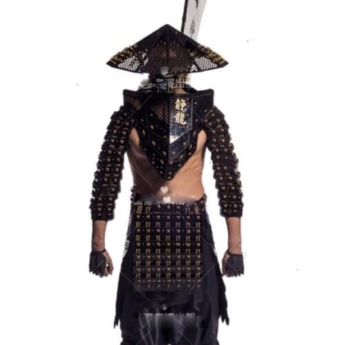 Japan Ninja Japanese cosplay costume Model Catwalk Black ninja bar gogo costumes Chinese style costumes ds costumes