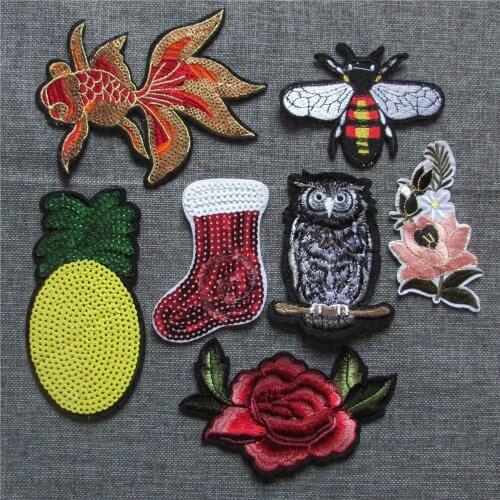 1pcs sell fashion style hot melt adhesive applique embroidery patch DIY clothing accessory patches stripes C5235-C2383