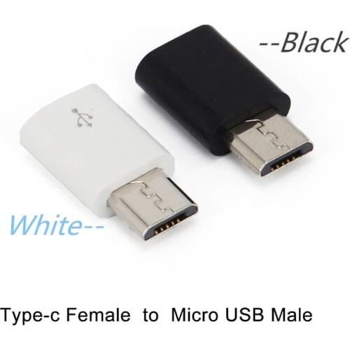 1PC Type C Female Connector To Micro USB Male Adapter Charging Converter Data Adapter High Speed Cell Phone Accessories