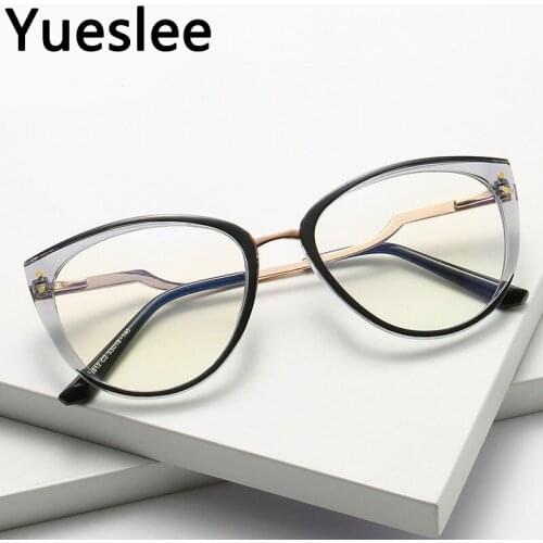 51064 Plastic Titanium Big Frame Anti Blue Light Retro Round Glasses Frame Men Women Optical Fashion Computer Eyeglasses