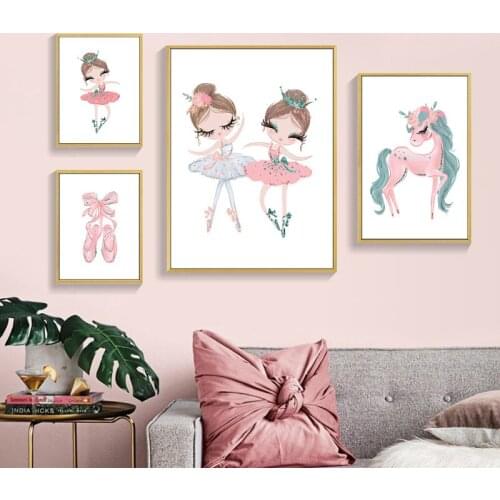 DIY 5D Diamond Painting Ballet Princess Unicorn Swan Cross Stitch Kits Full Square DIY Mosaic Diamond Embroidery Home Decor
