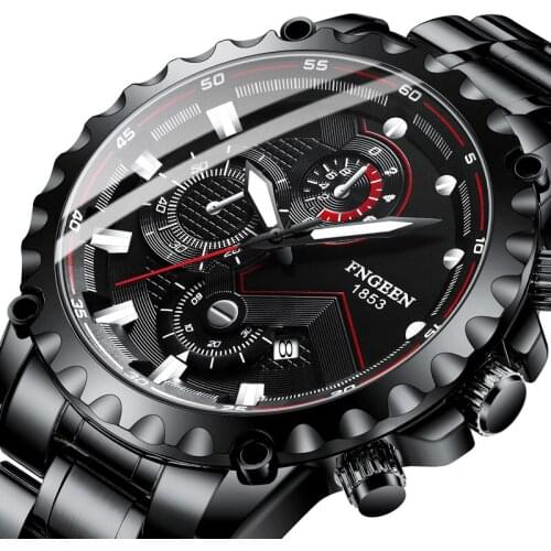 Top Brand Luxury Watch Men Stainless Steel Business Date Clock Waterproof Luminous Watches Mens Luxury Sport Quartz Wristwatches