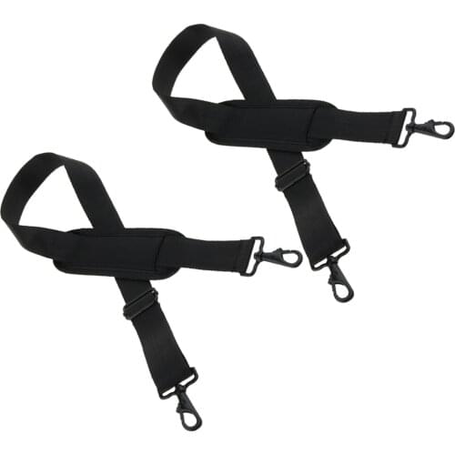 2 Pieces Shoulder Strap Belt for Violin Saxophone Guitar Case Bag 62mm
