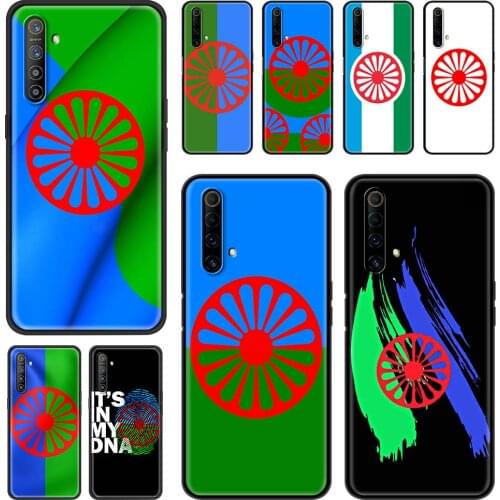 Gypsy Aromanian Roma Flag Phone Shell For Realme GT Neo 8 7 6 5 Pro V15 V13 C25 C21 C20 C15 X50 X7 Q2 XT Funda