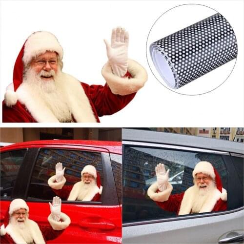 D-1243 Window Sticker Santa Claus Series Waterproof Car-styling Christmas Window Decal for Car