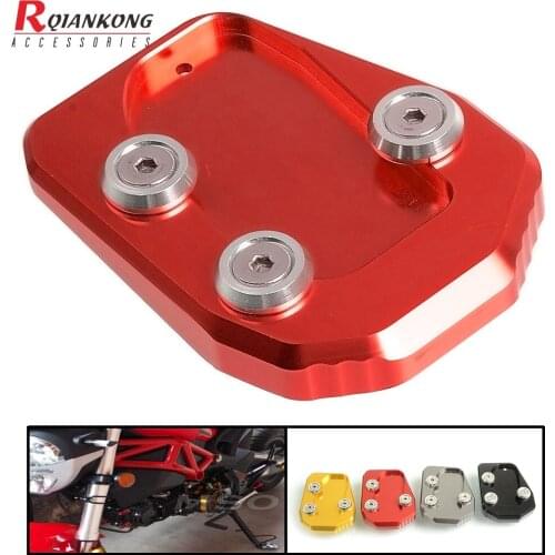 FOR Yamaha mt-09 MT09 MT-09 TRACER XSR900 Motorcycle Accessories Foot Side Stand Pad Plate Kickstand Enlarger Support Extension