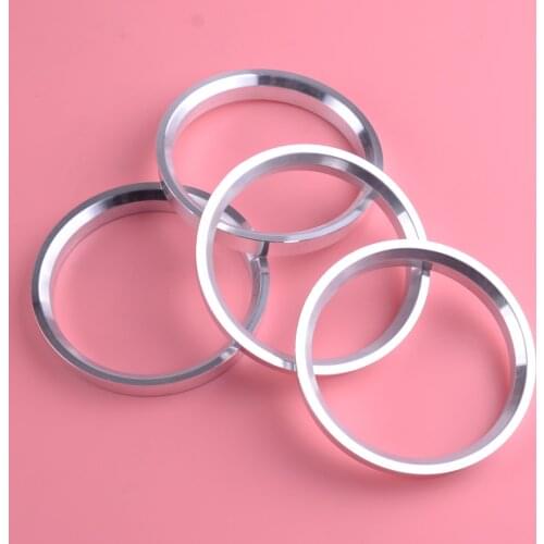 DWCX 4Pcs Aluminum Alloy Car Wheel Hub Centric Ring Spigot Spacer fit for Honda Acura Range 64.1ID - 73.1OD