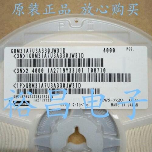 GRM31A7U2H151JW31D SMD MLCC 1206 150pF(151) ±5% 500V Ceramic Capacitor GRM319R71E473JA01D SMD MLCC 1206 47nF(473) ±5% 25V Cera