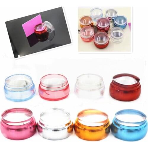 Beauty Nail Transfer Stamper Scraper Plate Manicure Nail Seal Stamp Nail Polish Print Siliconel 2021 New Nail Beauty Tool