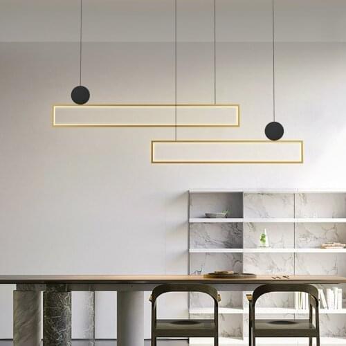Chandeliers for Dining Room Chandelier Modern Minimalist Strip Nordic Lamp And Lanterns Creative Personality Lustre For Kitchen