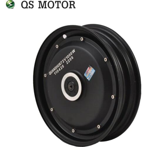QSMOTOR 10inch 3000w 205 V2 bldc scooter hub motor 48v to 72v in High power quality with CE