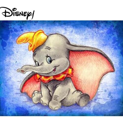 Disney Diy Square Full Drill Diamond Painting Dumbo Diamond Embroidery Cross Stitch Kits Mosaic Cartoon Elephant Nouveautdecor