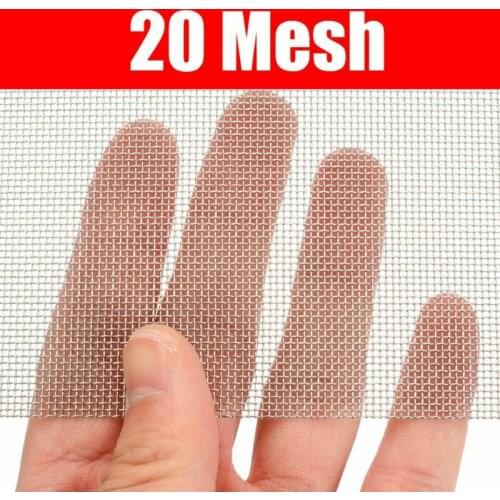 Stainless Steel 5/8/20/30/40 Mesh Woven Wire Filtration Screen Filter 15cmx30cm Durable And Practical To Use