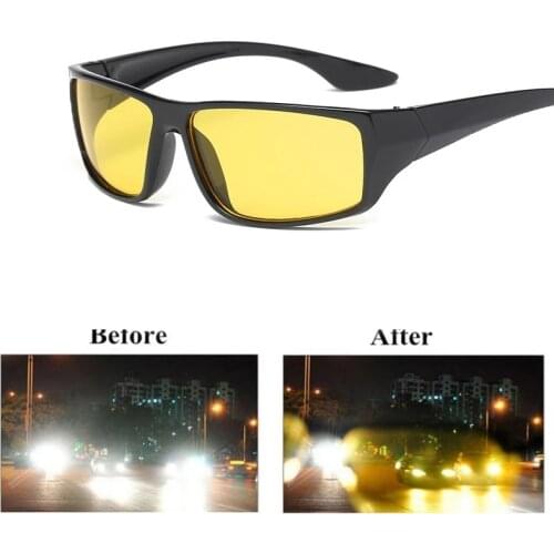 Night Vision Driver Goggles Sun Glasses Car Driving Glasses UV Protection Polarized Sunglasses Eyewear Anti-Glare