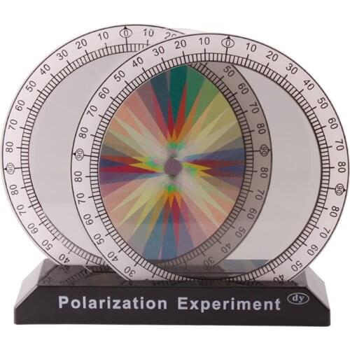 Polarizer Light Polarization Demonstrator Student Experimental Teaching Aids Physics Optical Test Instrument Color Polarizer