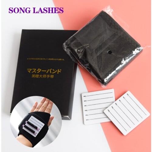 SONG LASHES eyelash hand strap Flower card make up tool eyelash extensions hand strap for eyelash extensions Individual Eyelash