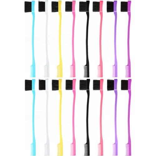 3PCS/LOT Edge Control Brush Comb Double Side For Hair Styling Salon Professional Accessories Dropshipping Randomly Color