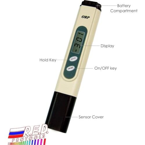 Precise Pocket-size Digital Oxidation Reduction Potentialis ORP Redox Meter Tester Water Quality Pool Aquarium +/-1000mV Range