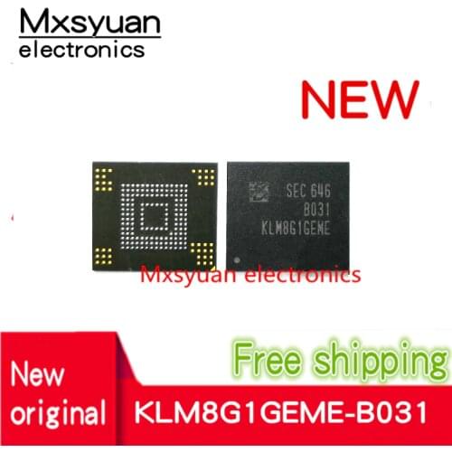 1PCS~10PCS/LOT KLM8G1GEME-B031 KLM8G1GEME B031 BGA EMMC 8g new memory chip