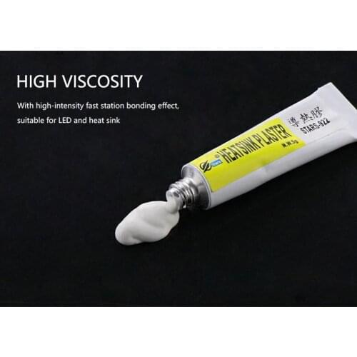 1pcs 5g Thermal Pads Conductive Heatsink Plaster Viscous Adhesive Glue For Chip VGA RAM LED IC Cooler Radiator Cooling TSLM1