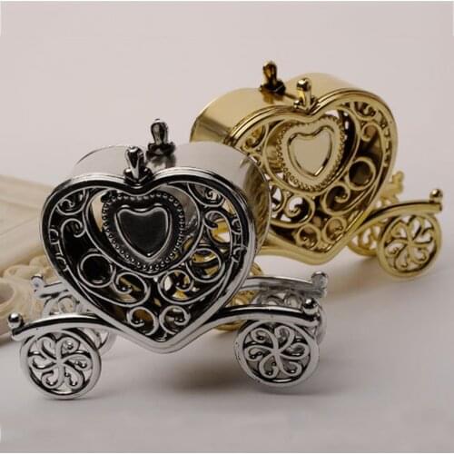 10cm*3cm*9cm Magpie Sugar Box Carriage Candy Sweet Box Case Chocolate Gift Birthday Party Wedding Decoration Carriage Candy Box