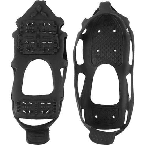 24 Studs Anti-Skid Shoe Spikes Winter Walking Shoes Ice Gripper Snow Shoe Cover Ice Crampons Outdoor Ice Boots Spikes Ice Chip